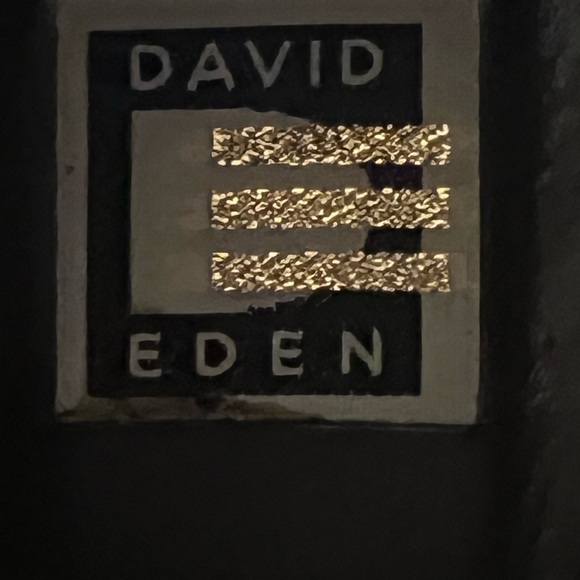 David Eden Alligator Skin Dress Derby Shoes Blue 9M - Picture 14 of 16